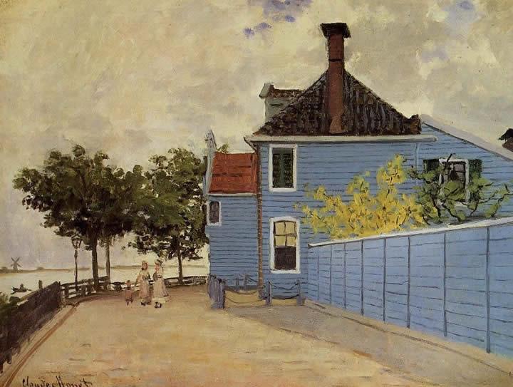 Claude Monet The Blue House at Zaandam